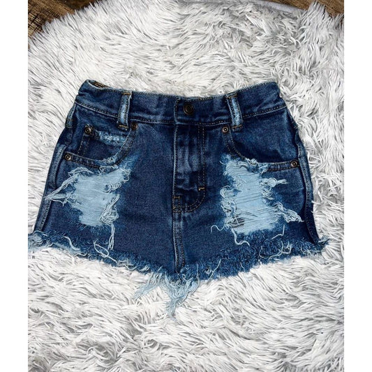 3T vintage distressed shorts