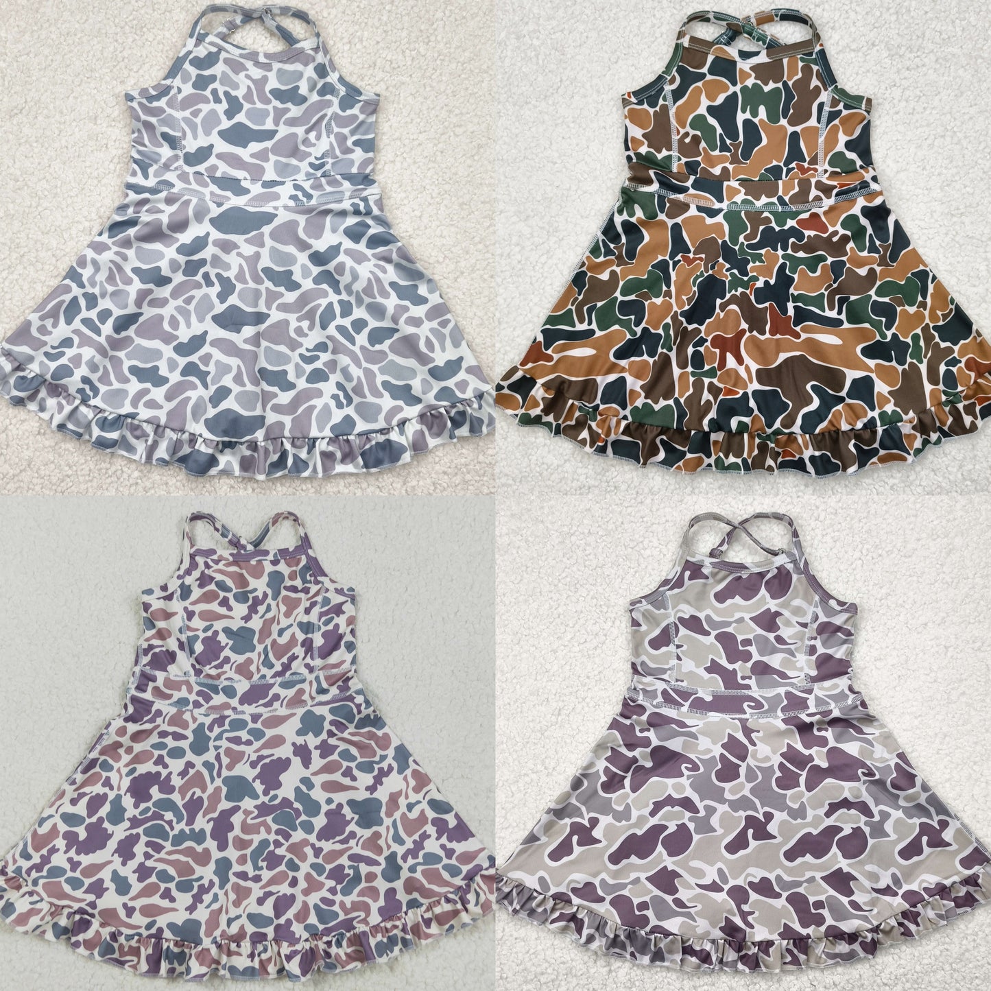 Camo athletic skort dress