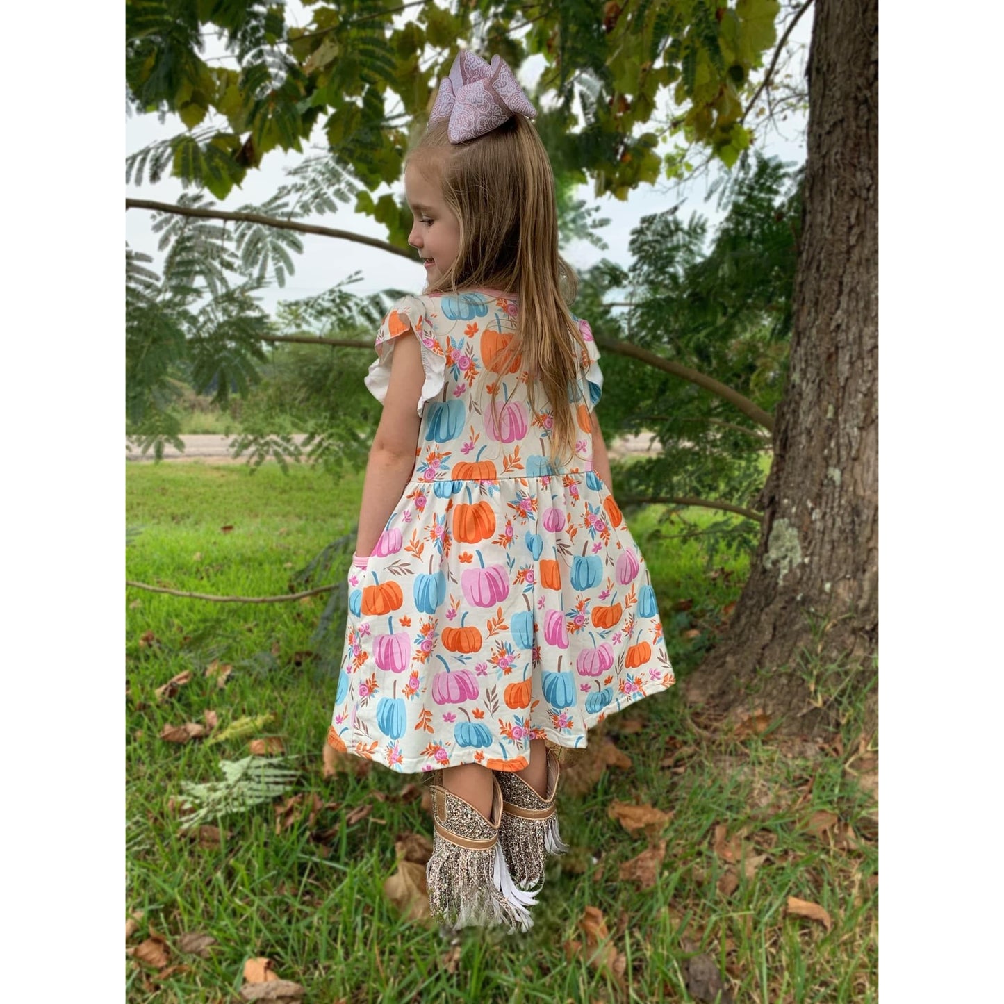 Pumpkin Fall Dress