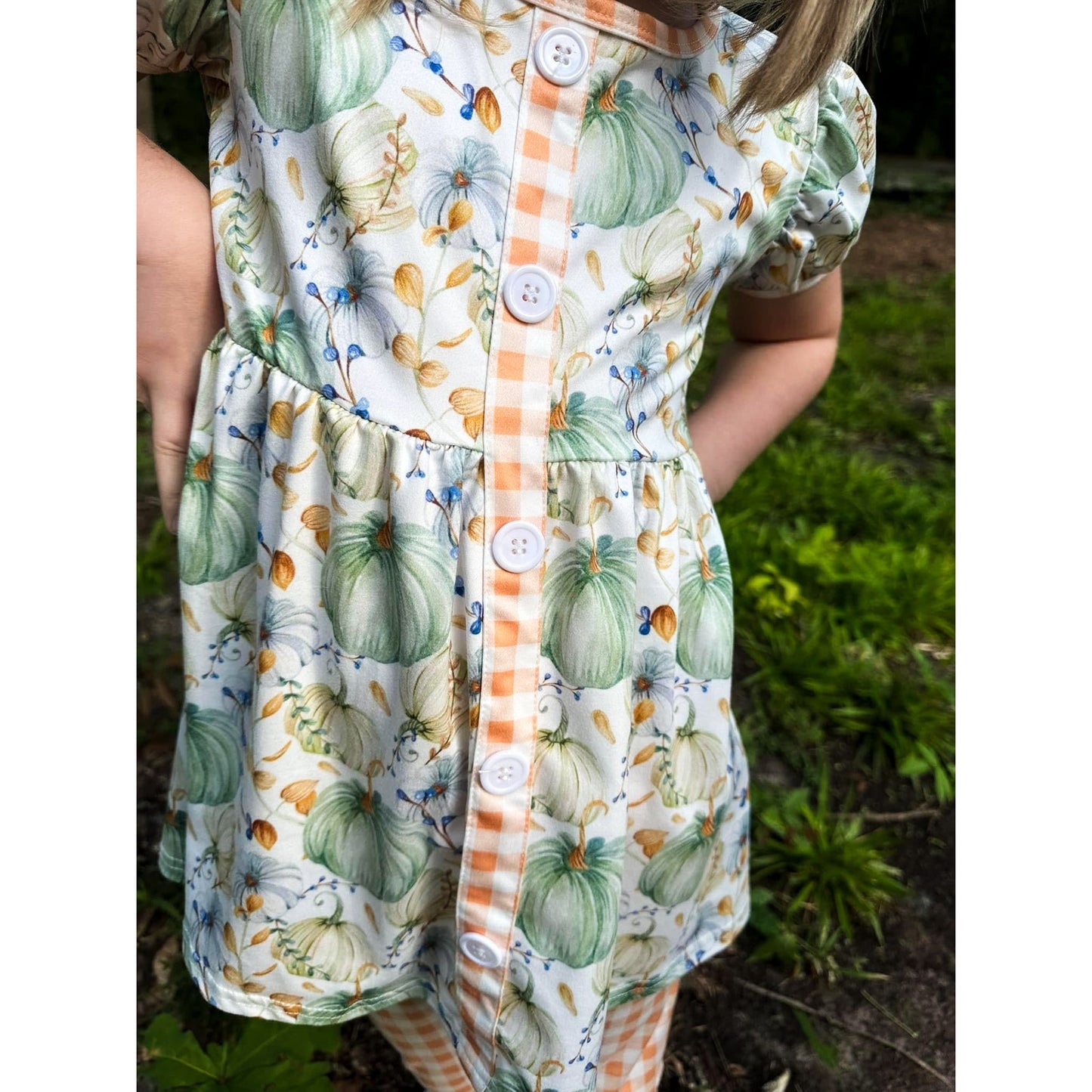 Pumpkin Plaid Set