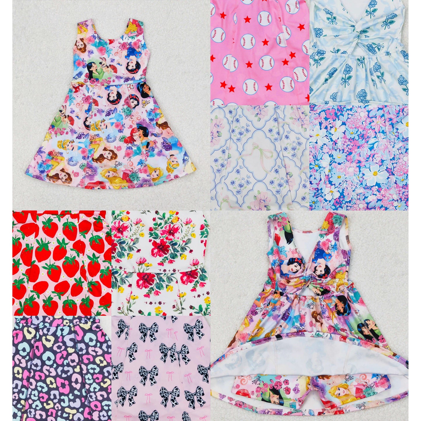Printed Yoga Skort Dress