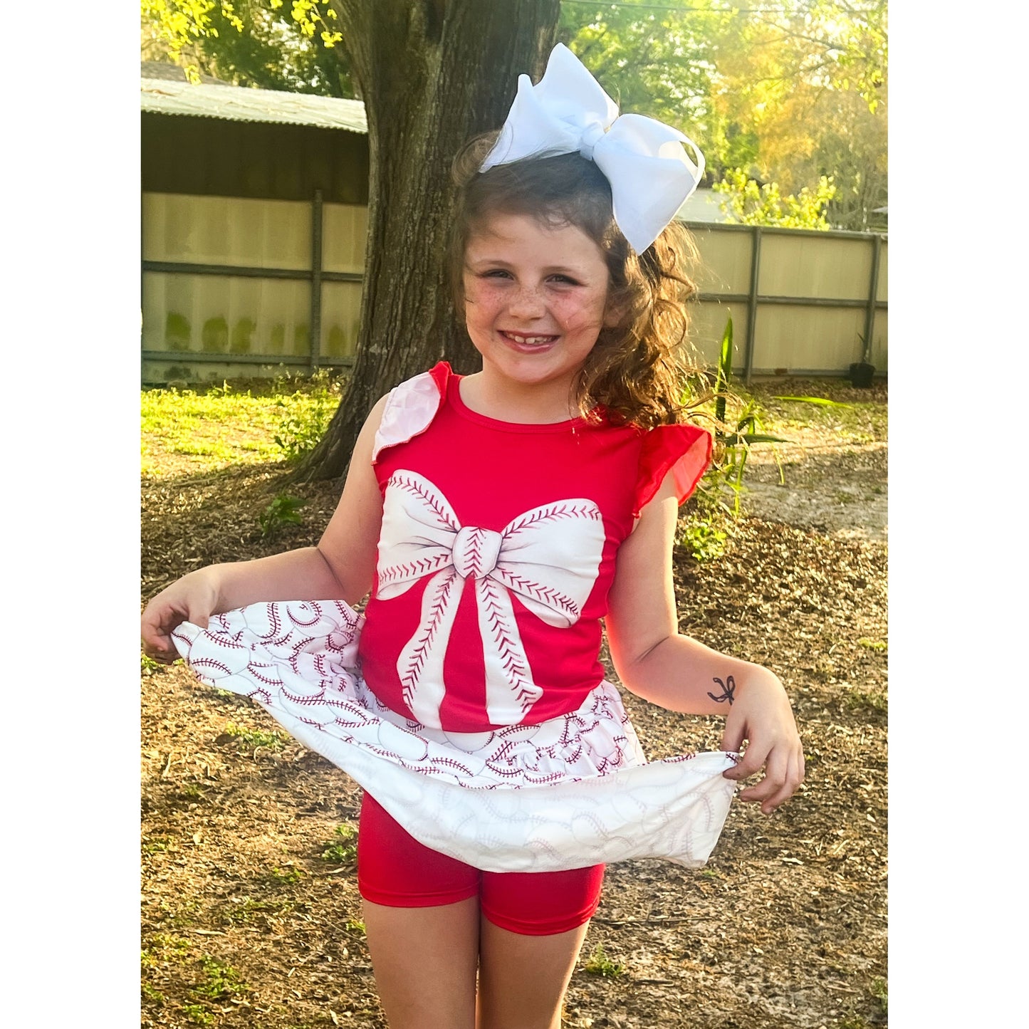 Baseball Skort Set