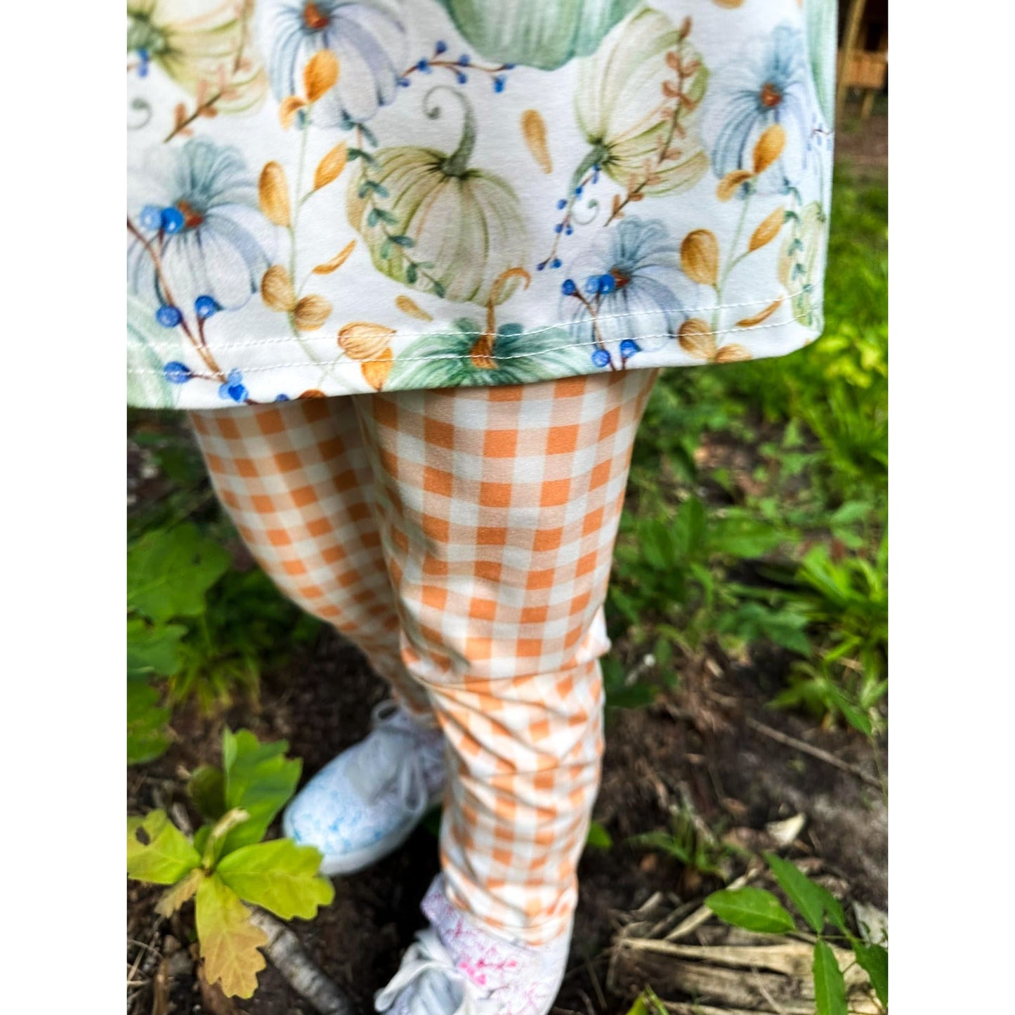 Pumpkin Plaid Set