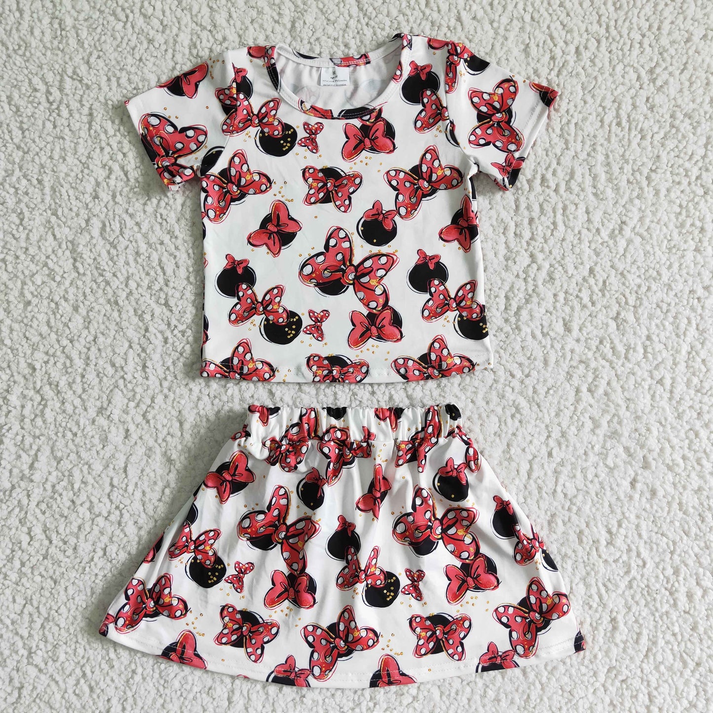 Miss mouse skirt set