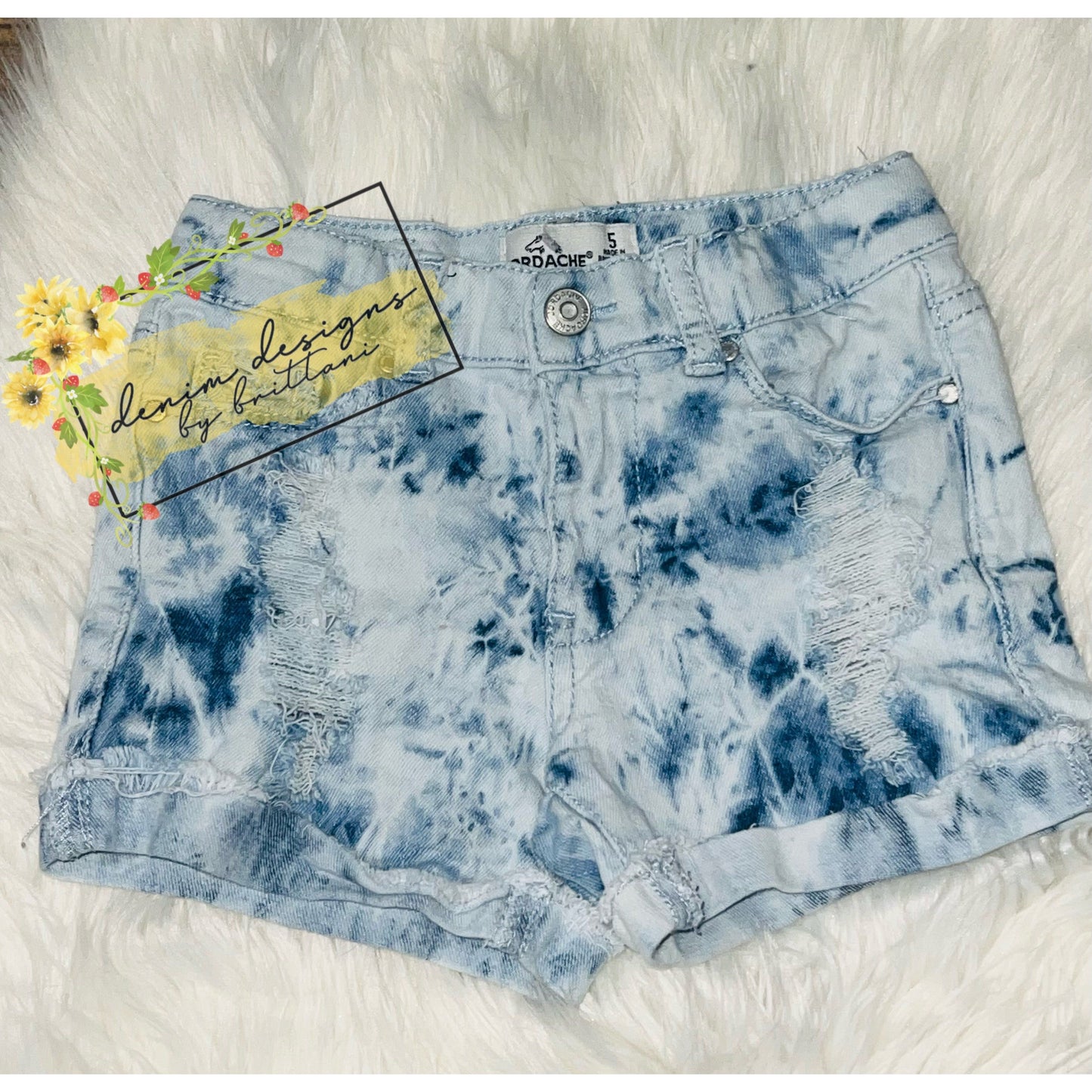Size 5 distressed shorts