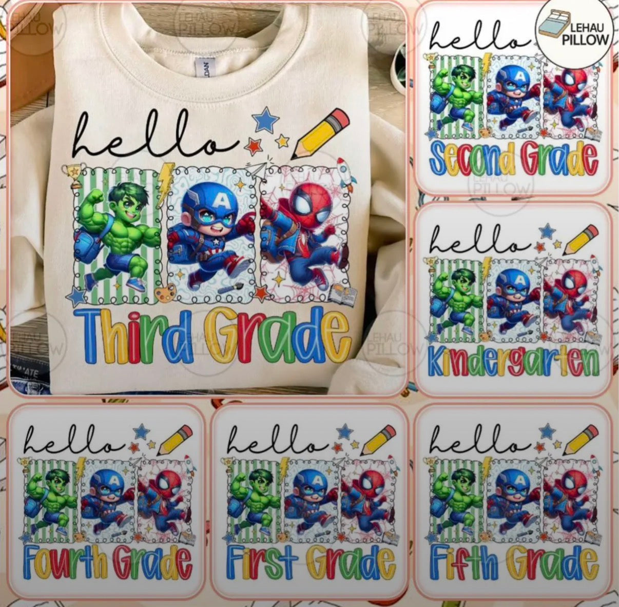 Superhero grade shirt