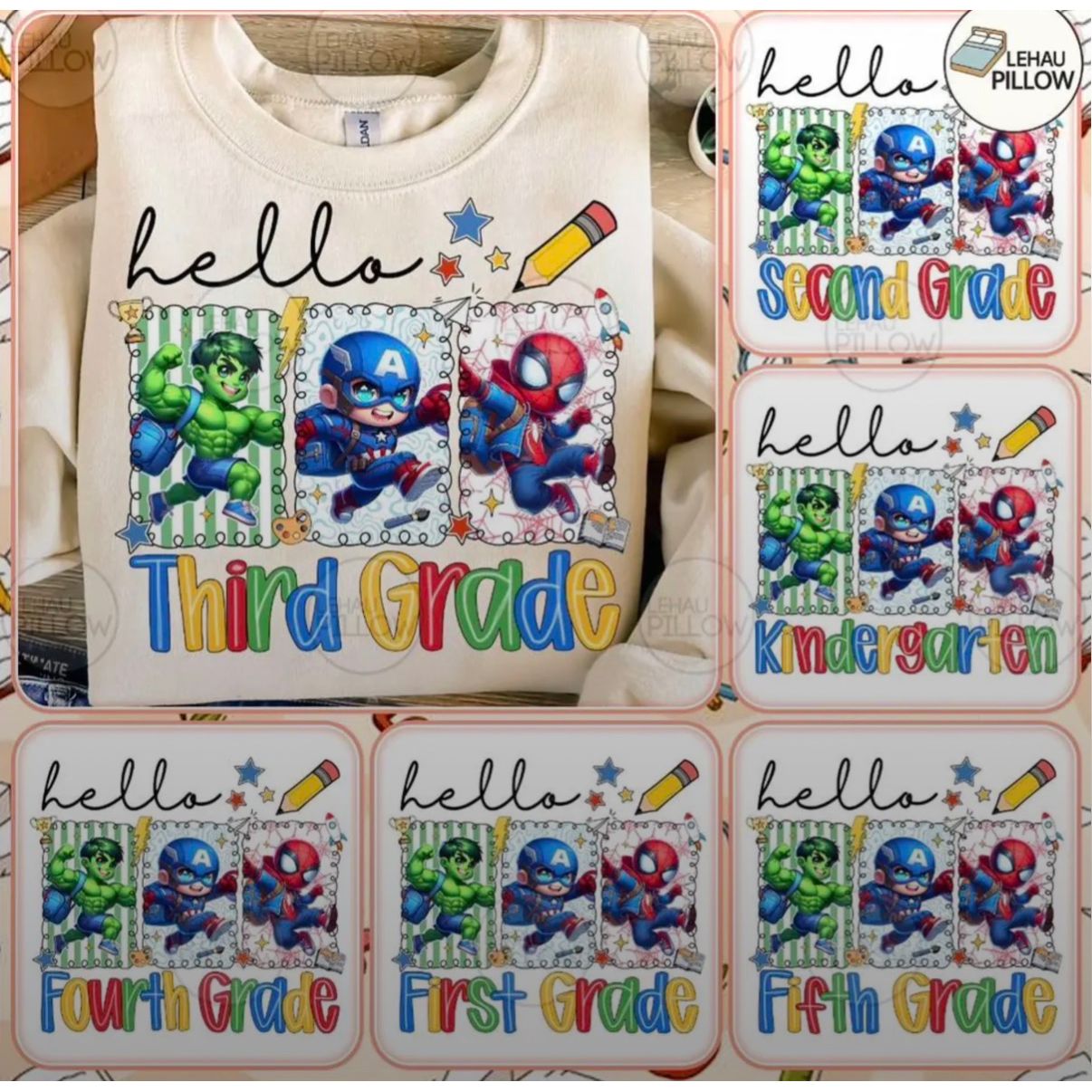 Superhero grade shirt