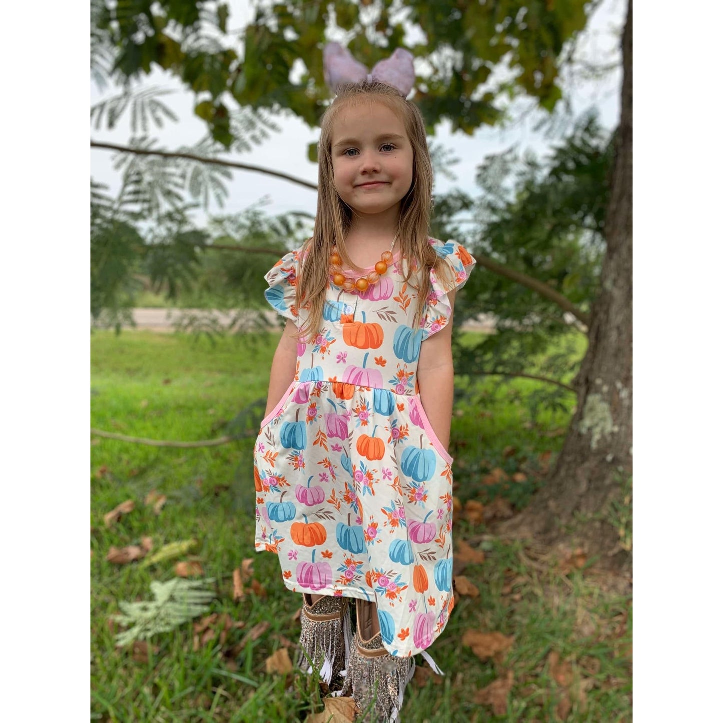 Pumpkin Fall Dress