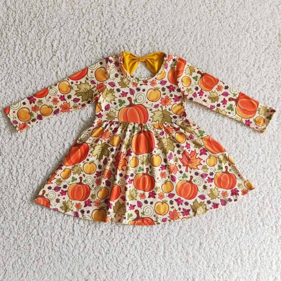 Fall pumpkin dress