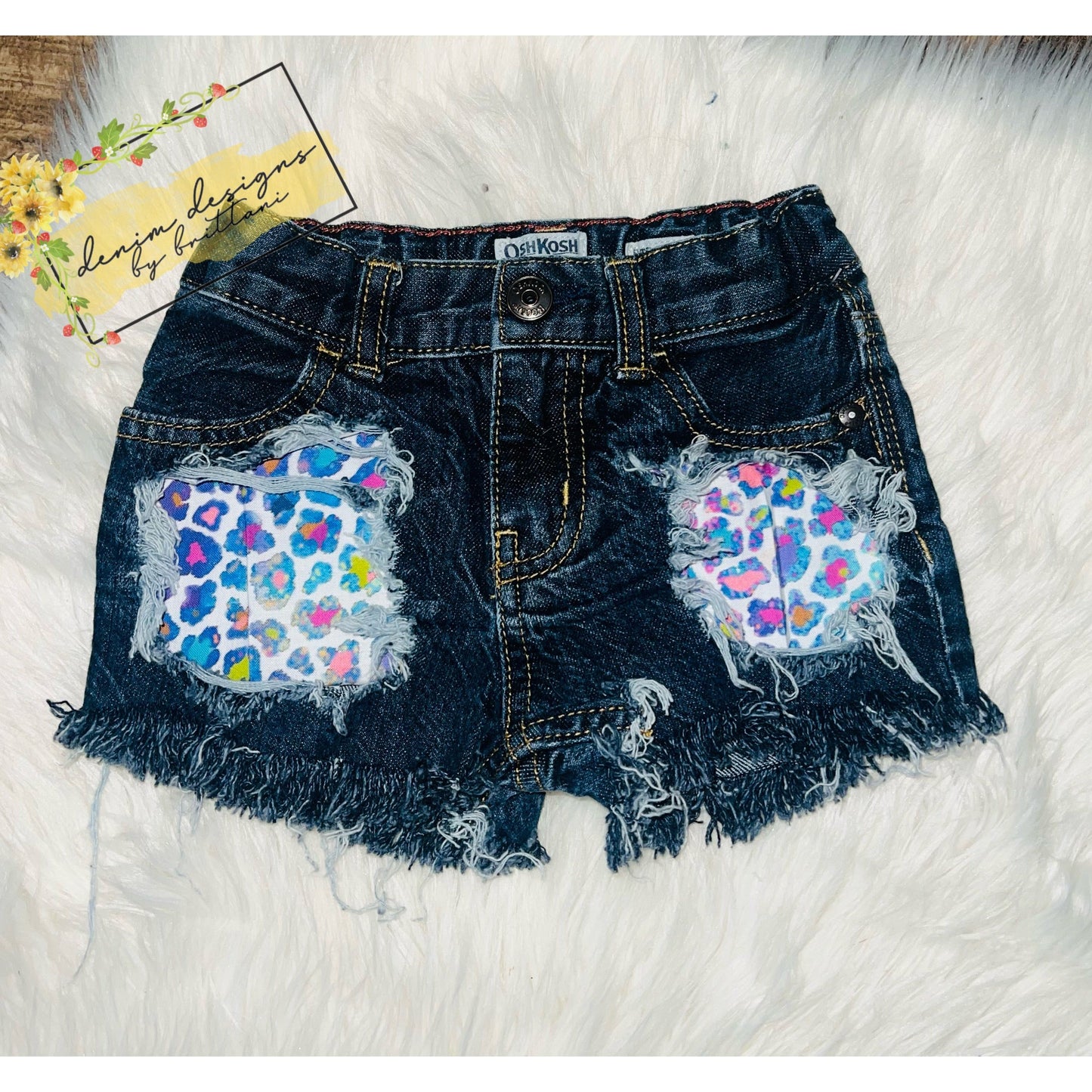 Size 4 leopard shorts