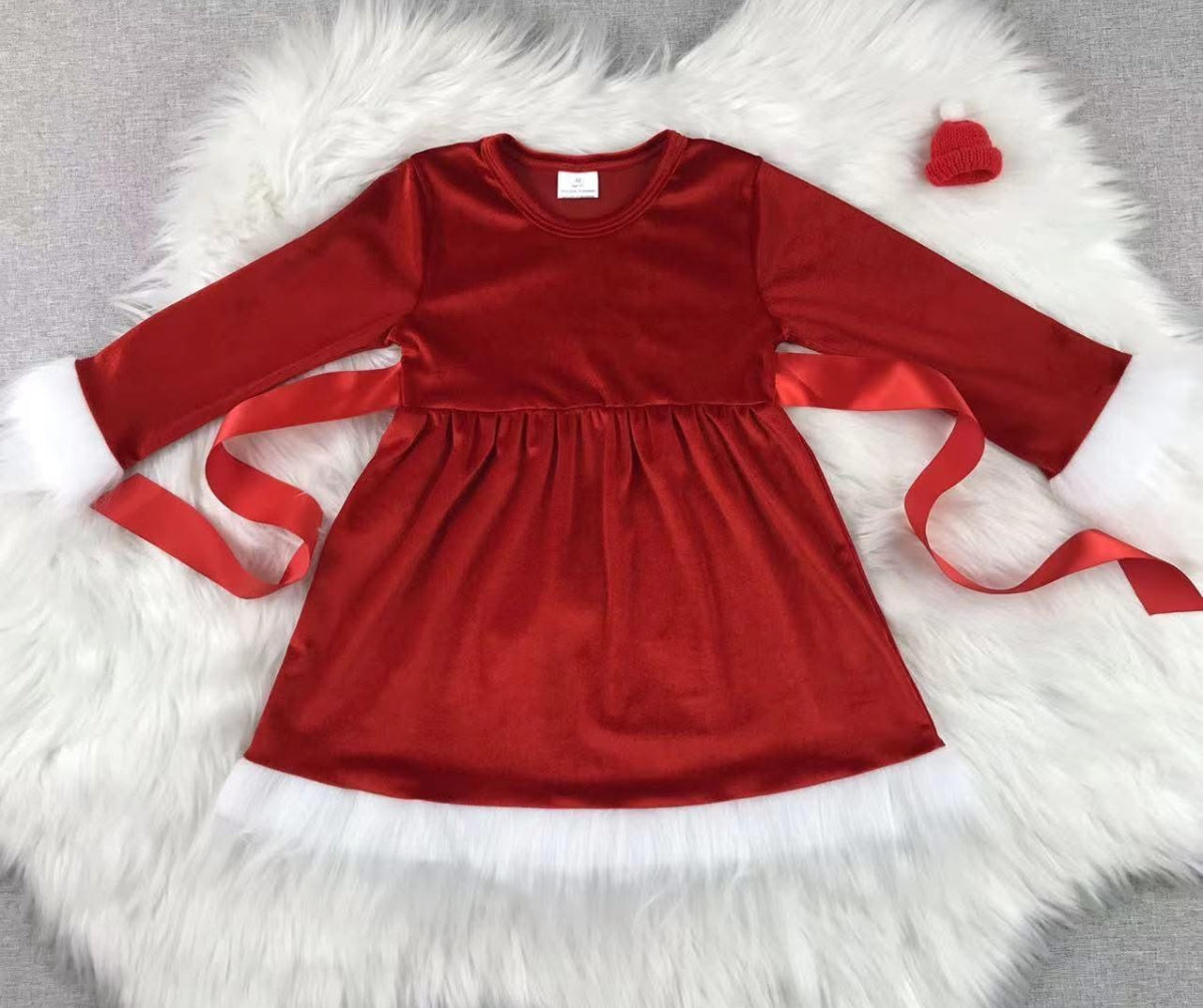 Velvet Santa dress