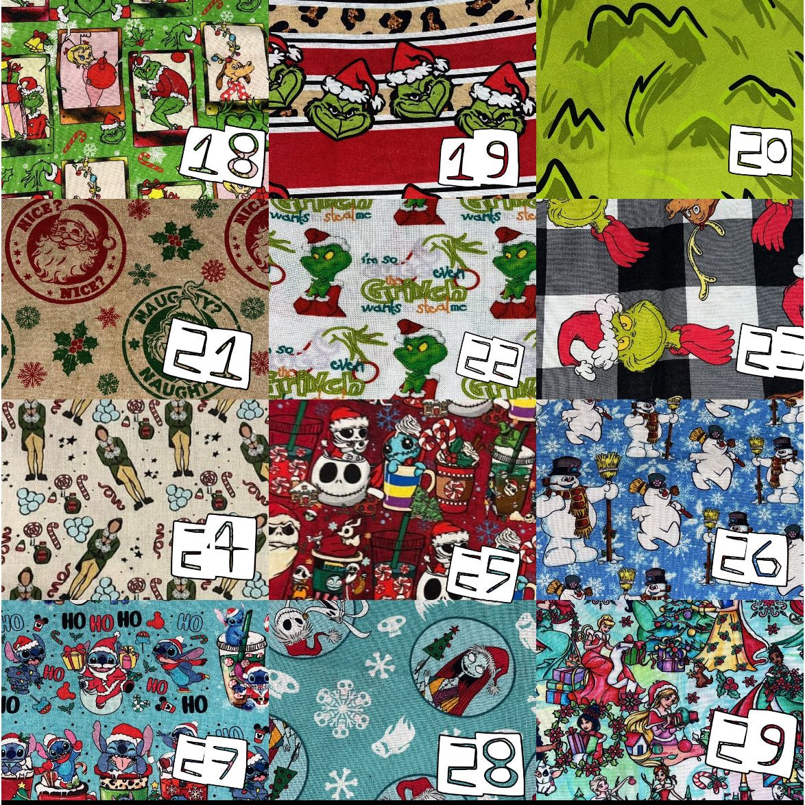 ADULT holiday Peekaboos