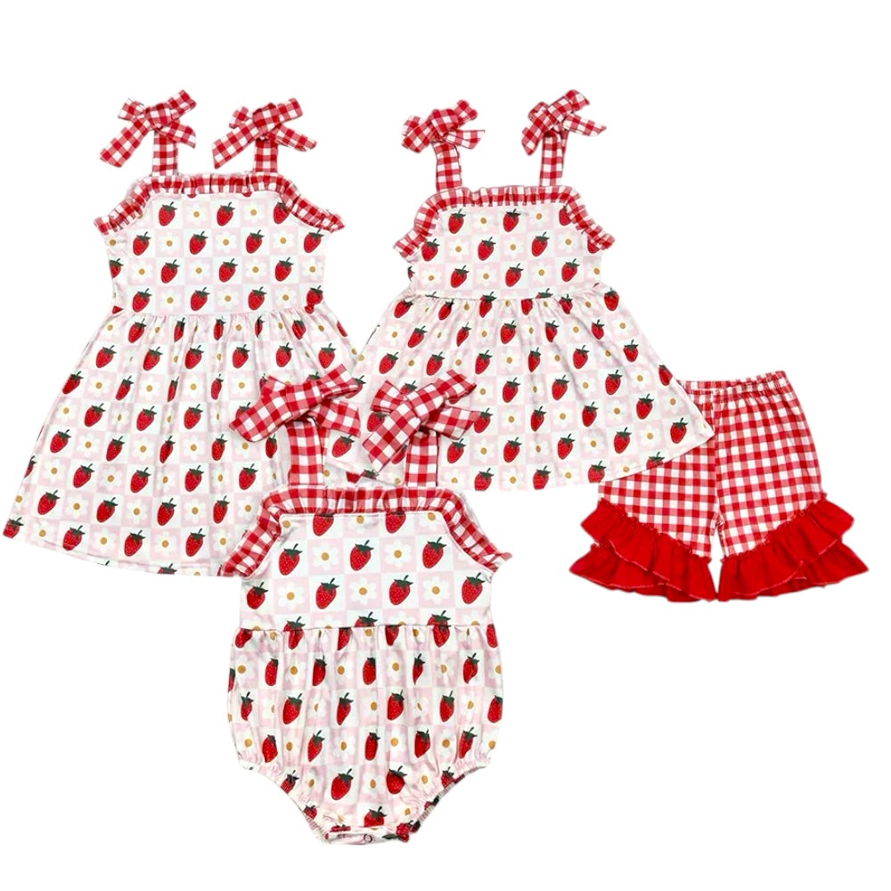 Berries and Daisies Sibling set