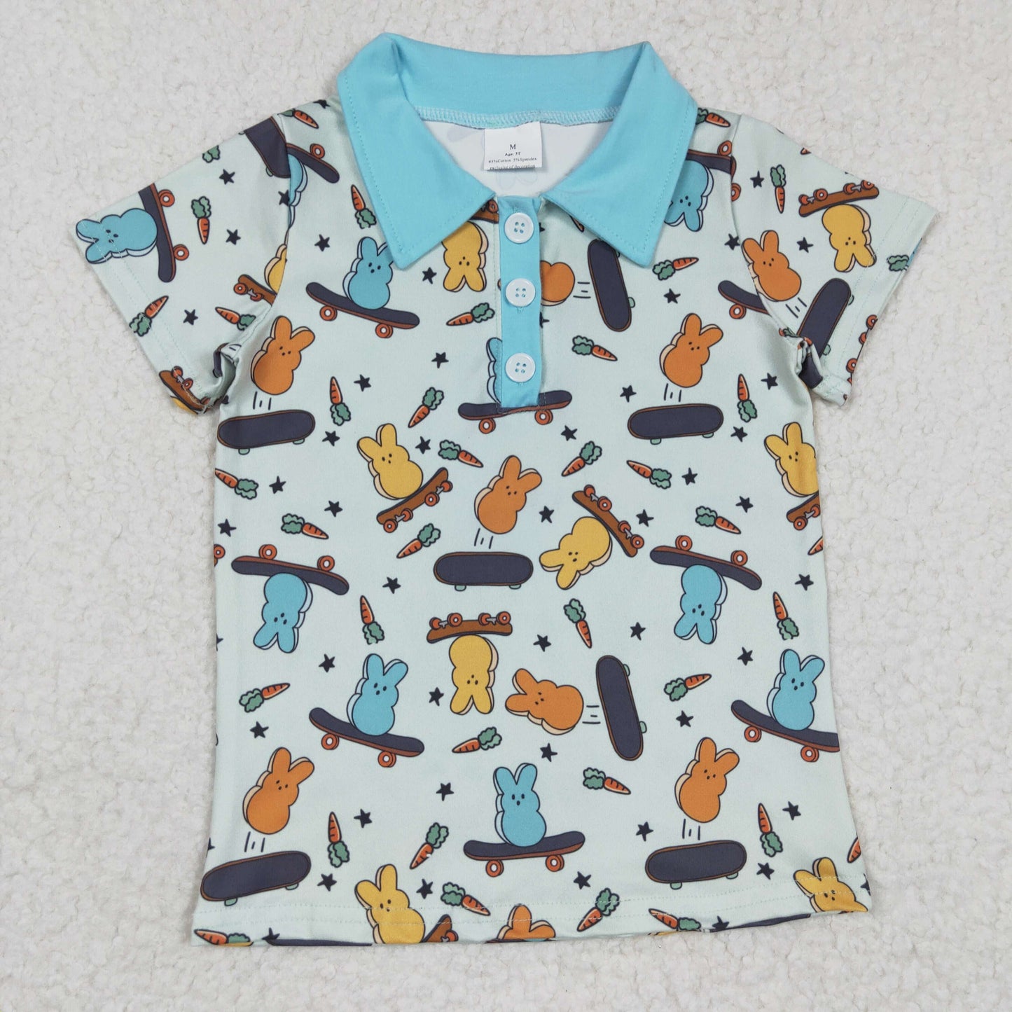 Skateboard peeps polo