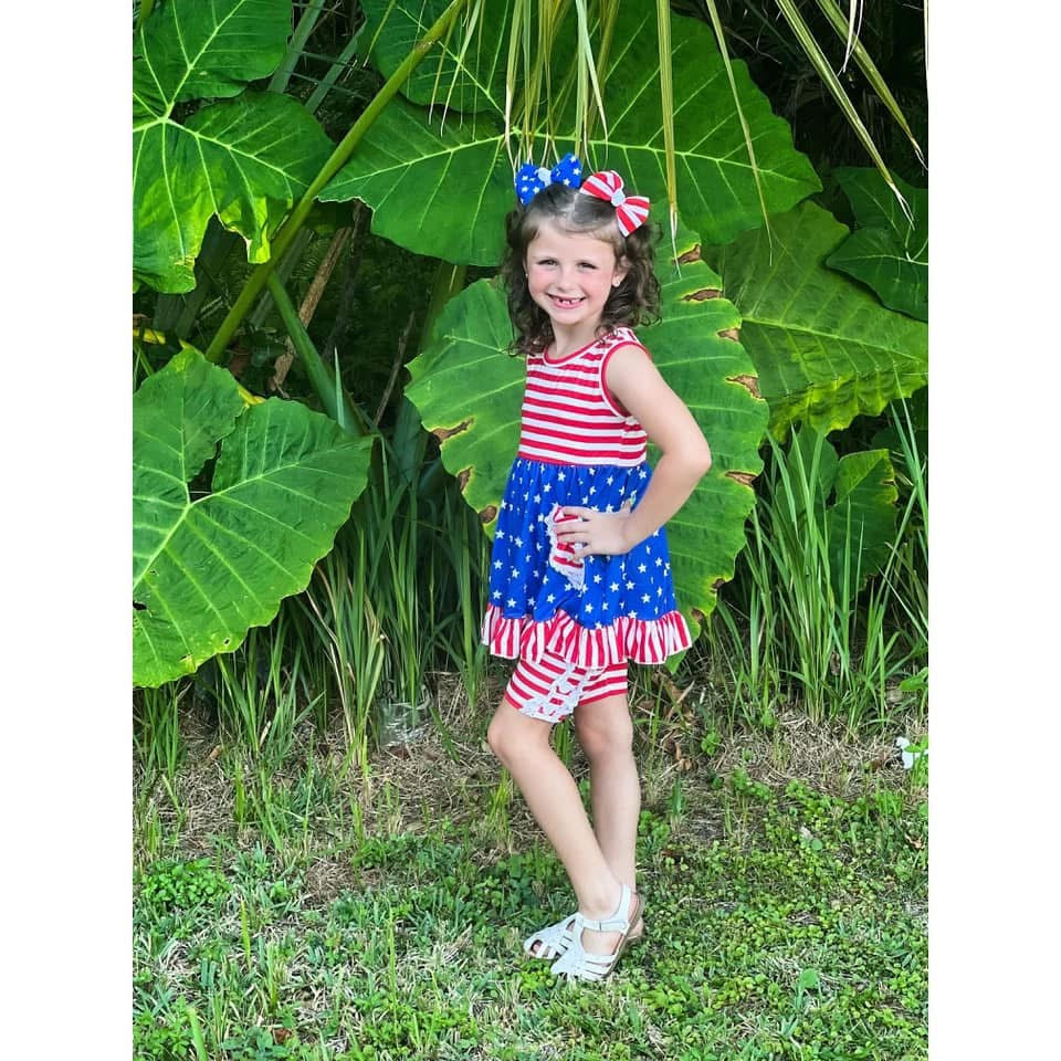 Stars & Stripes biker set