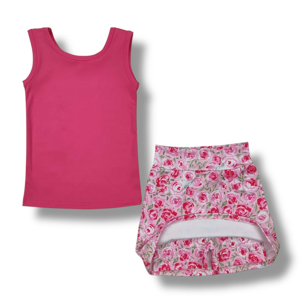 Floral Tank & Skort Sets