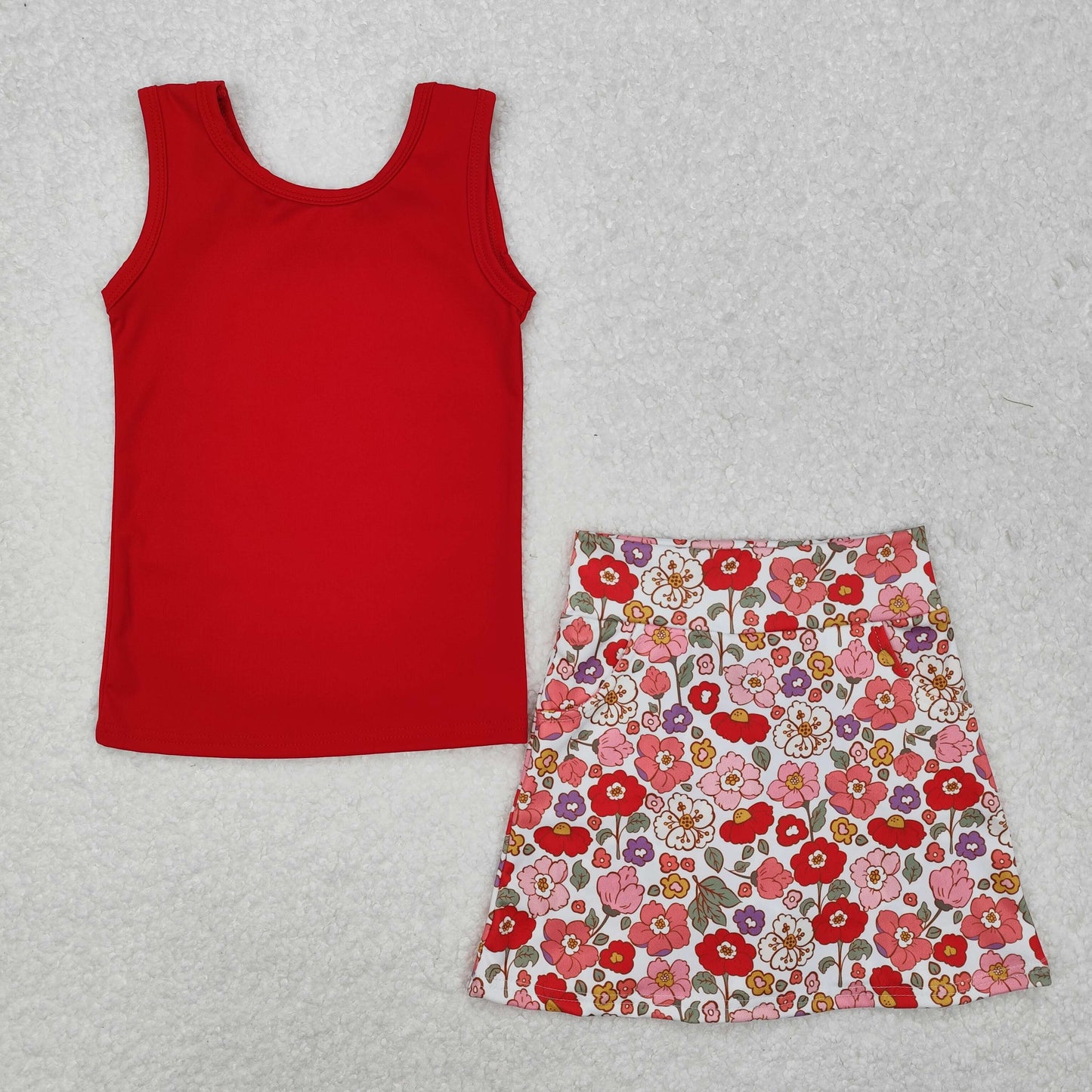 Little red skort set