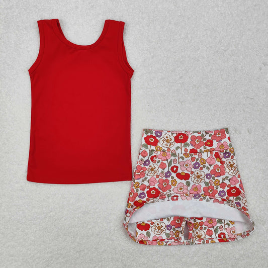 Little red skort set