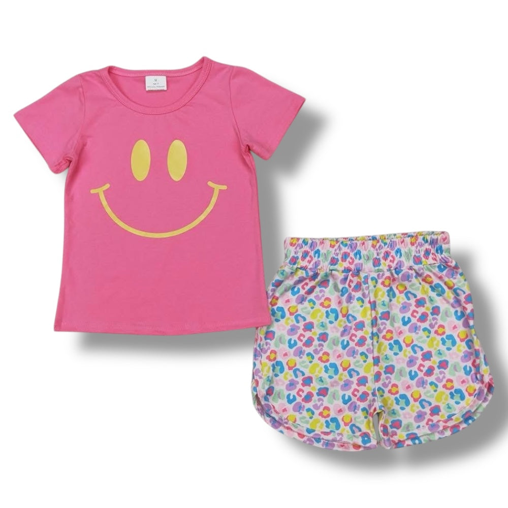 Leopard smiley set