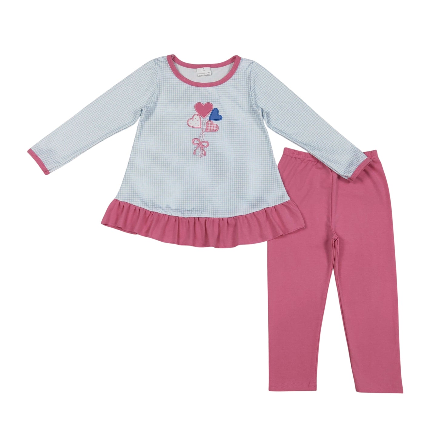 Vday heart balloons set