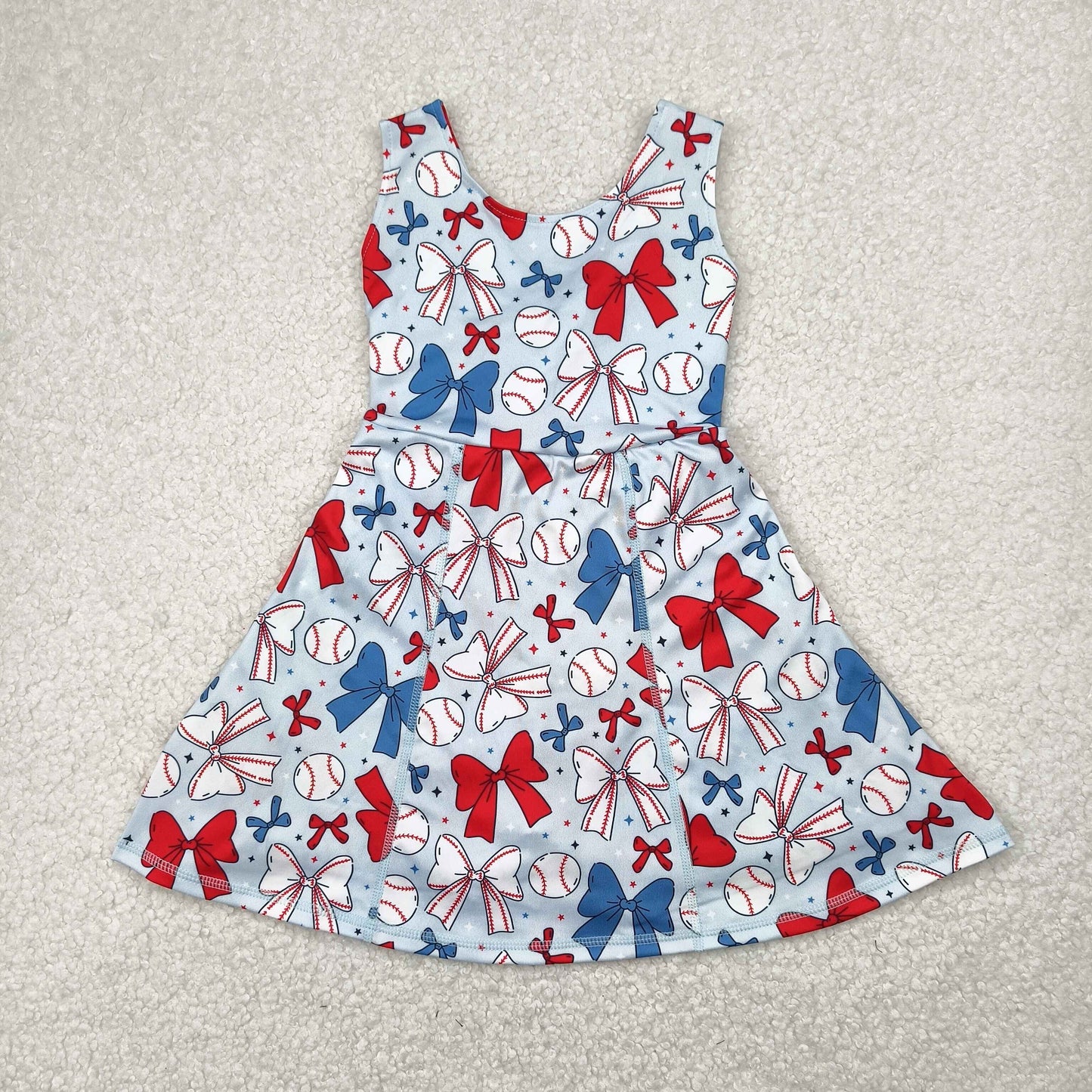 Baseball yoga skort dress