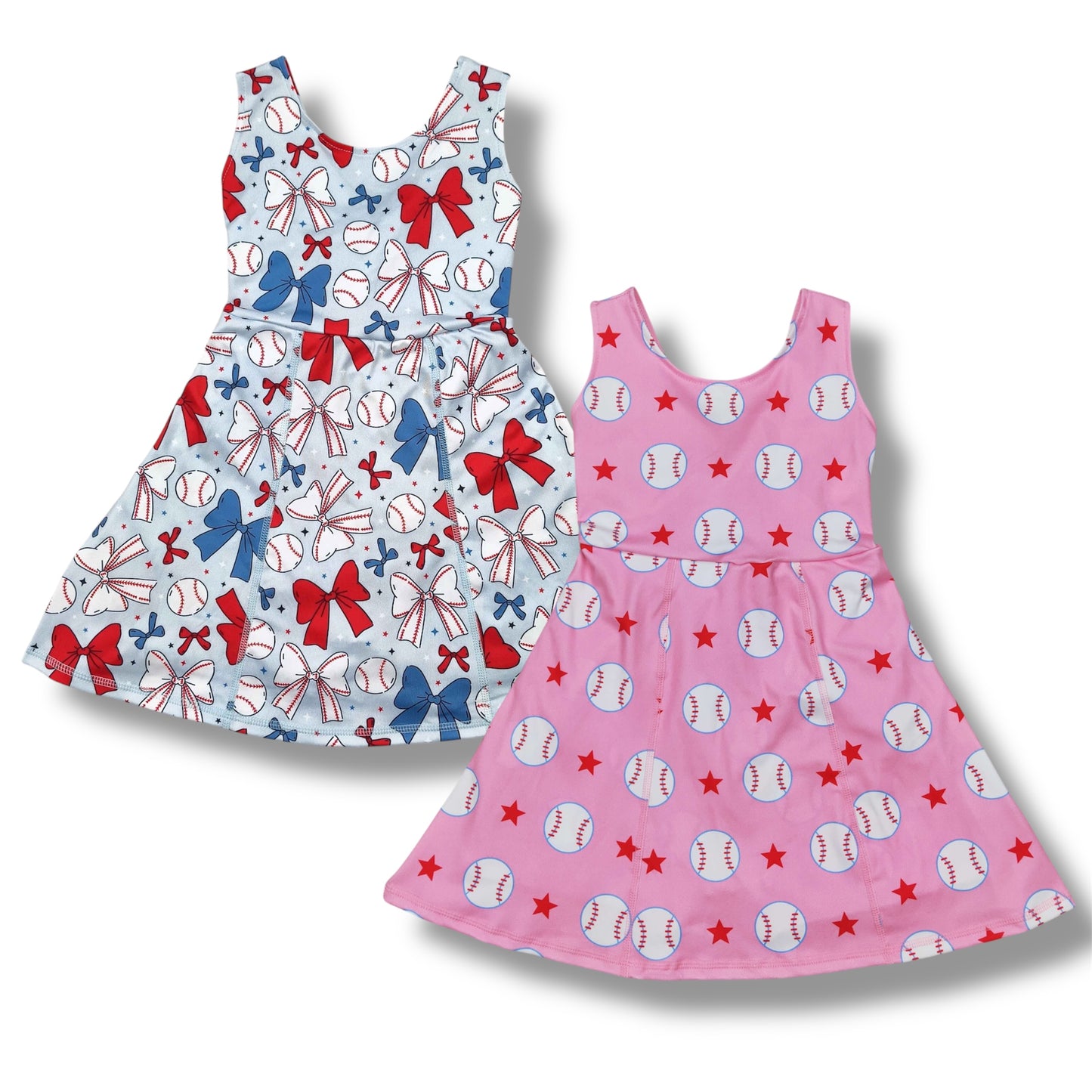 Baseball yoga skort dress