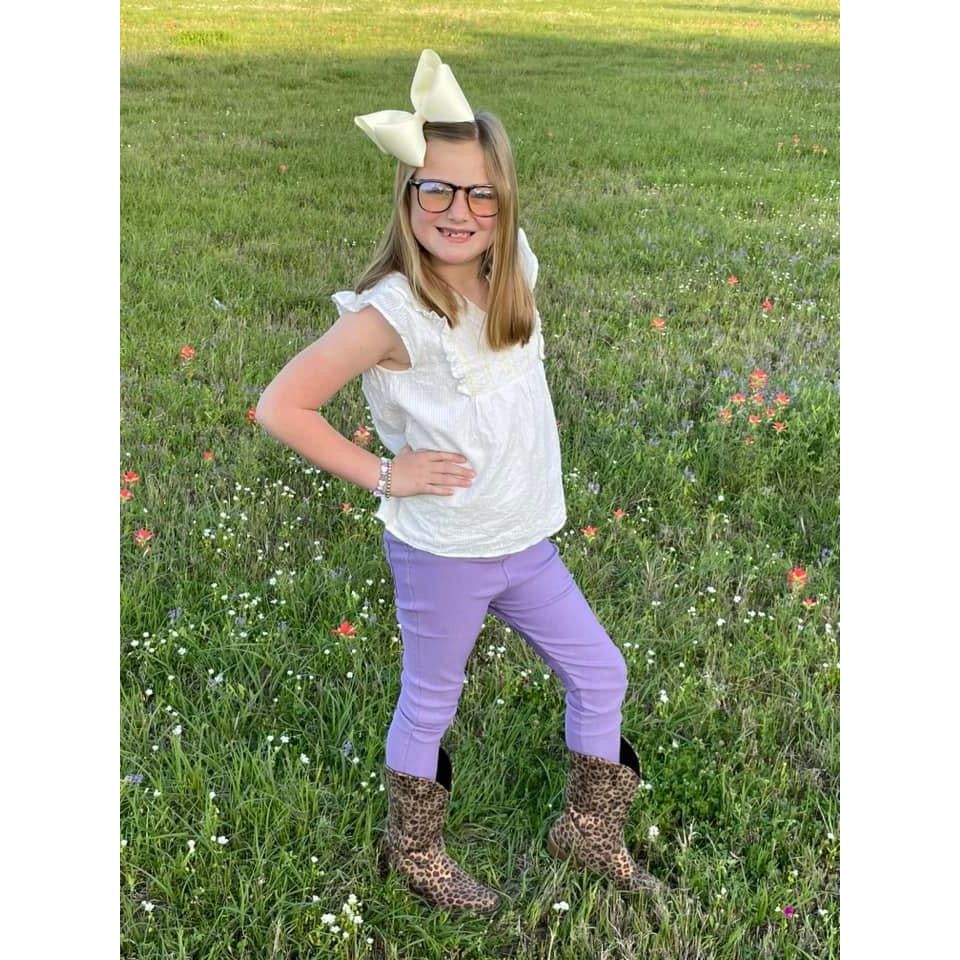 Spring Faux Denim Jegging