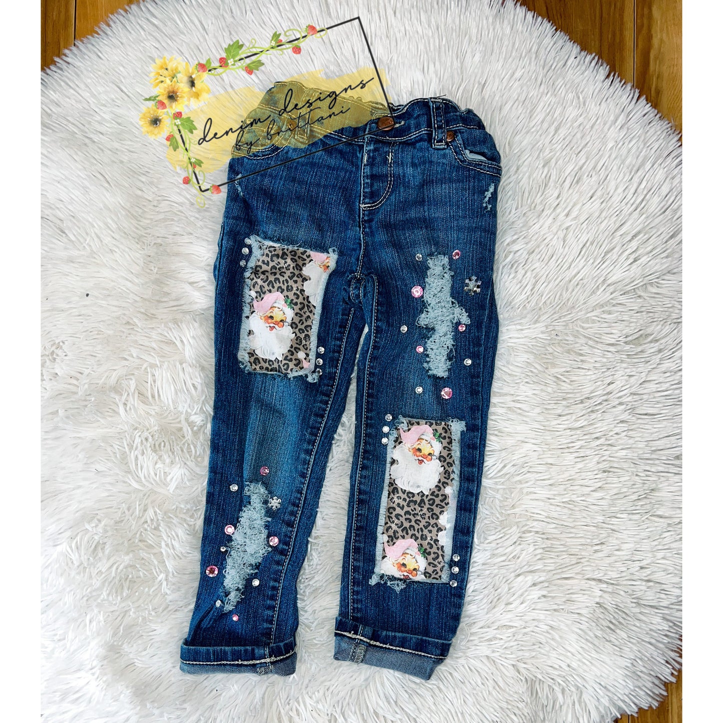 Patched Jeans