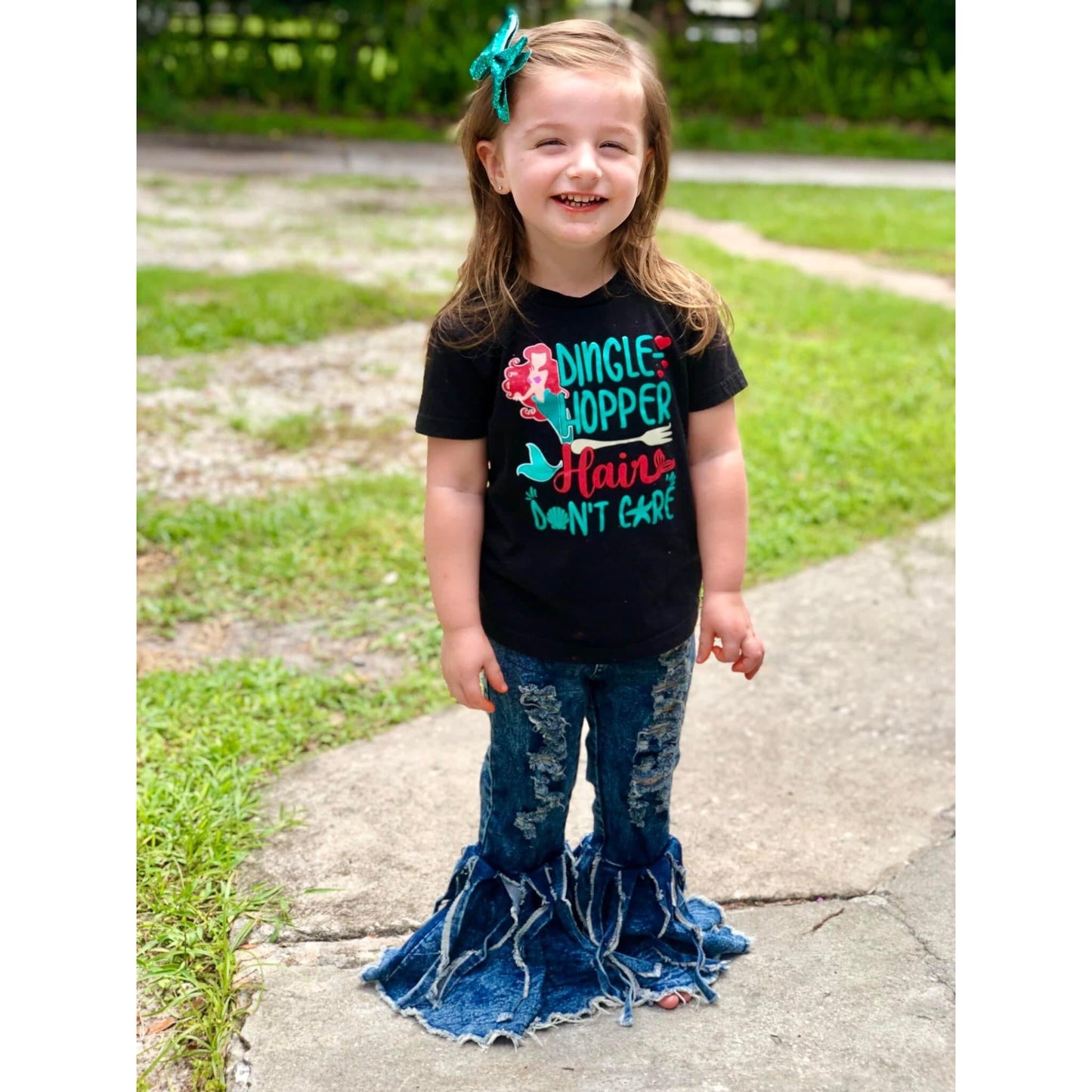 Acid Wash Tassel Double Bells
