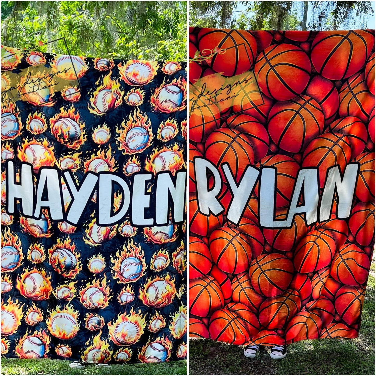 Personalized Sports Blanket