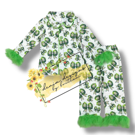 Green man fur pjs