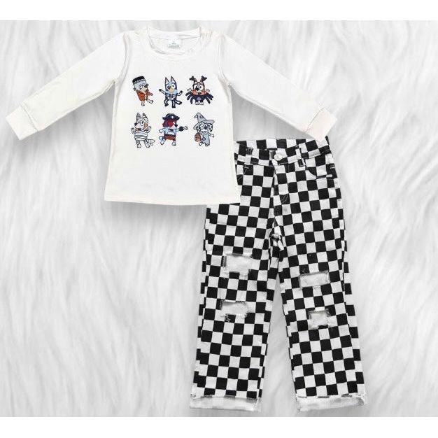 Doggy Halloween Jean Set