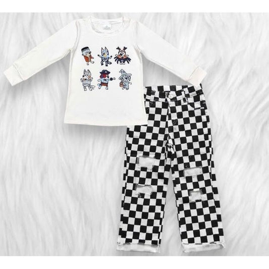 Doggy Halloween Jean Set