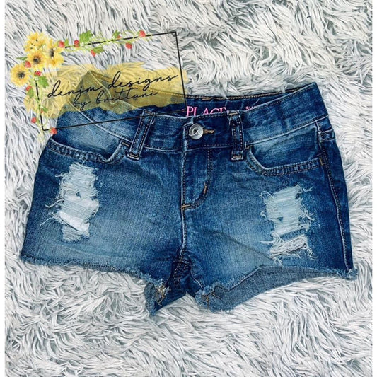 Size 6 distressed shorts