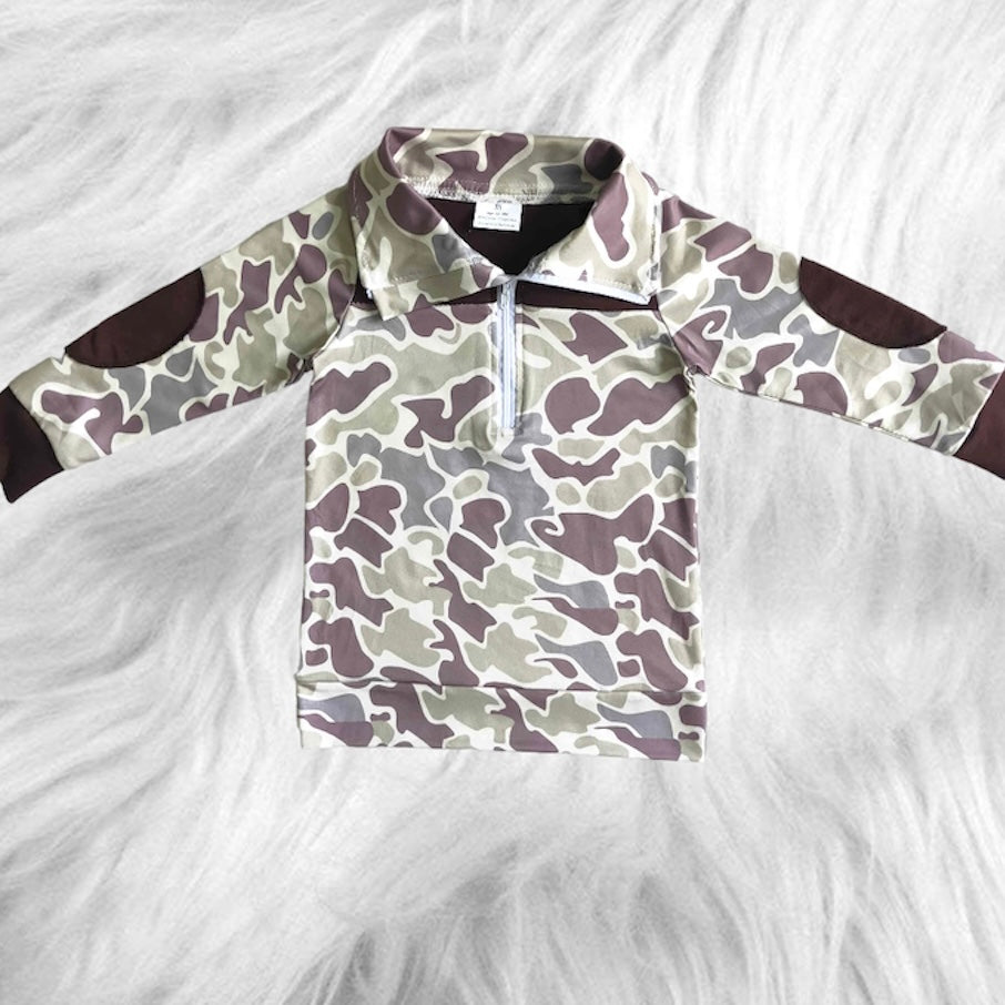 Camo pullover