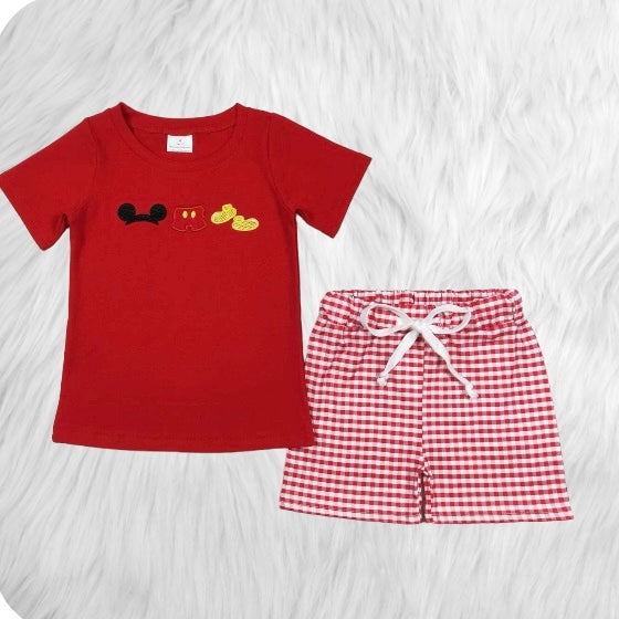 Mouse plaid set