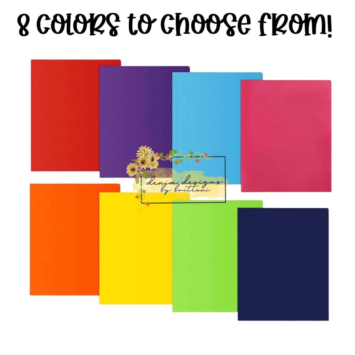 Personalized Folders, Pencil box & Crayon box.