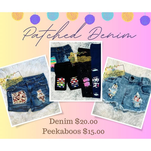 SALE - Patched Denim