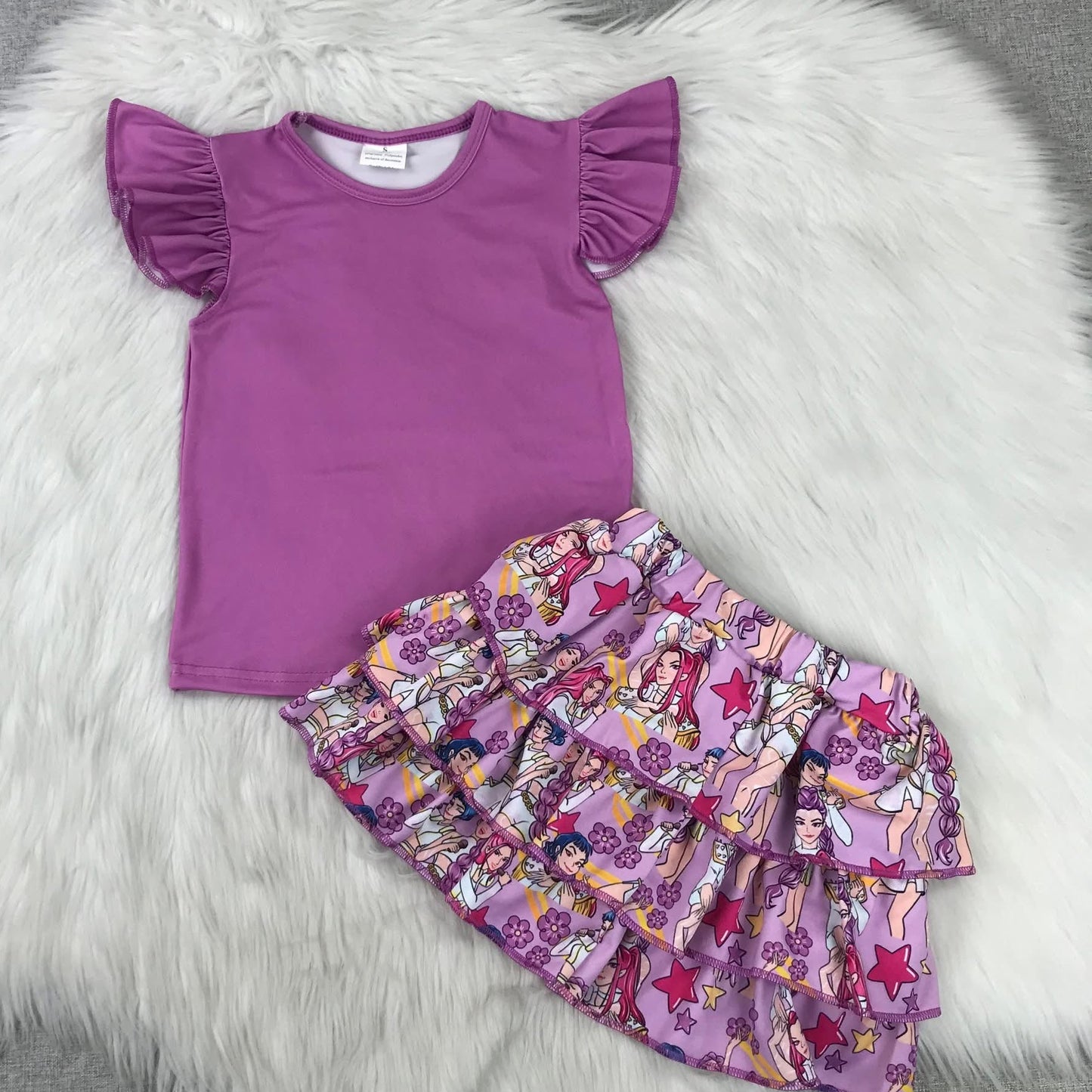 Kpop skirt set
