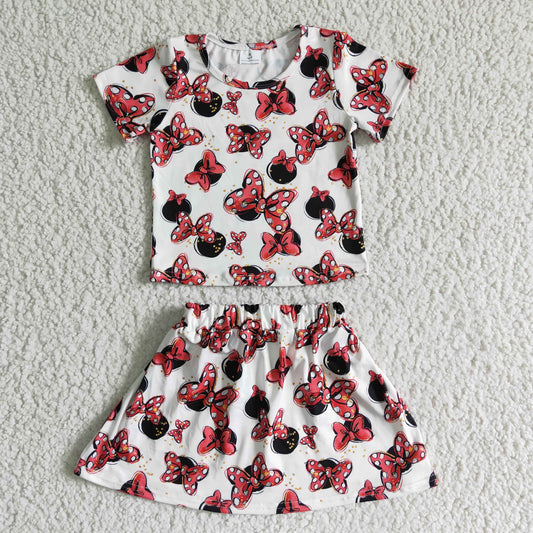 Miss mouse skirt set
