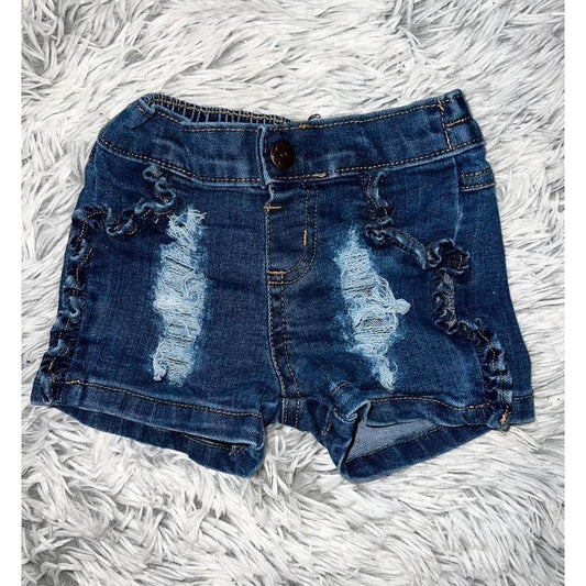 Distressed shorts