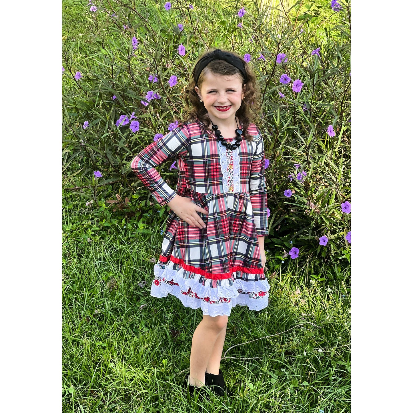 Christmas Plaid Dress