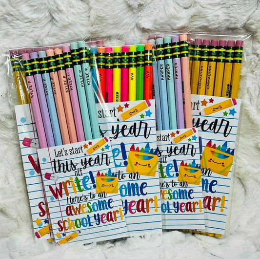 Personalized Pencils