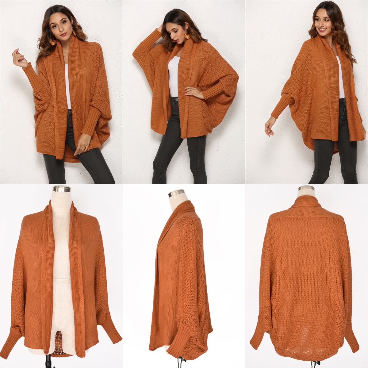 Woman’s Batwing Chunky Cardigans