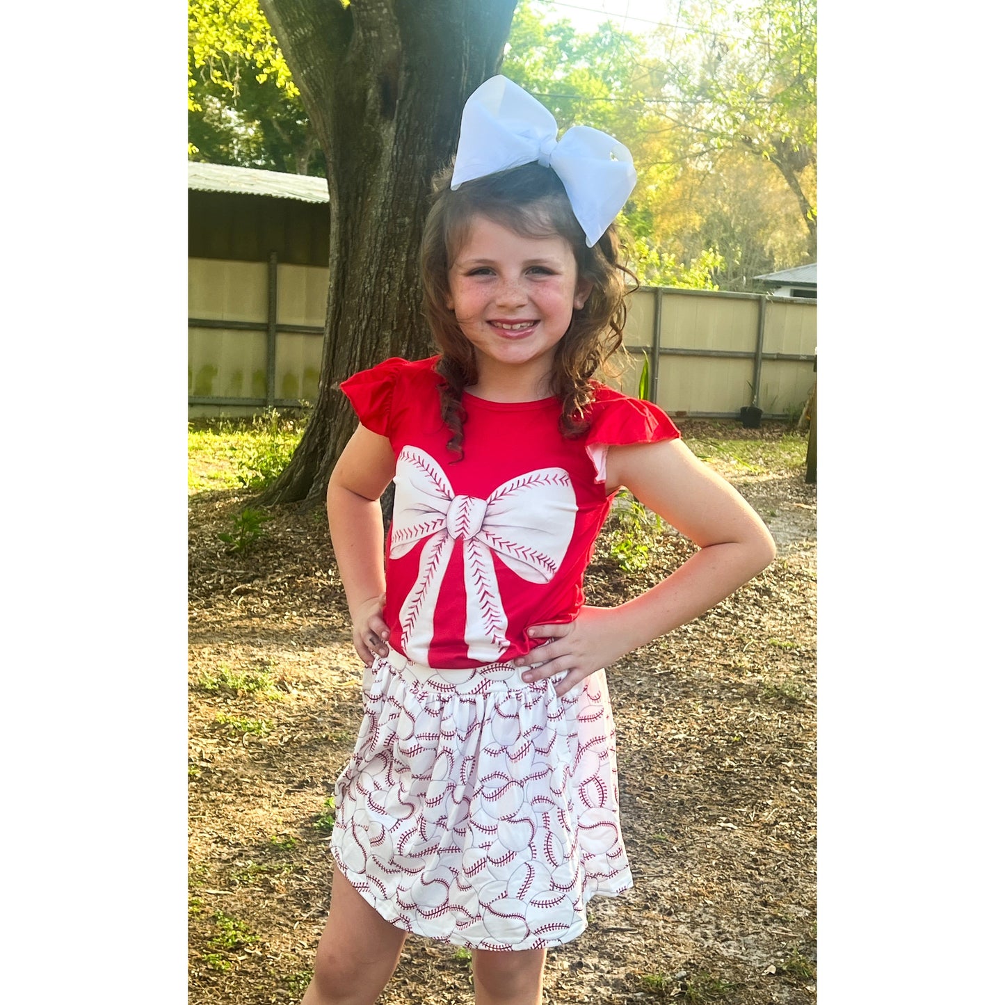 Baseball Skort Set