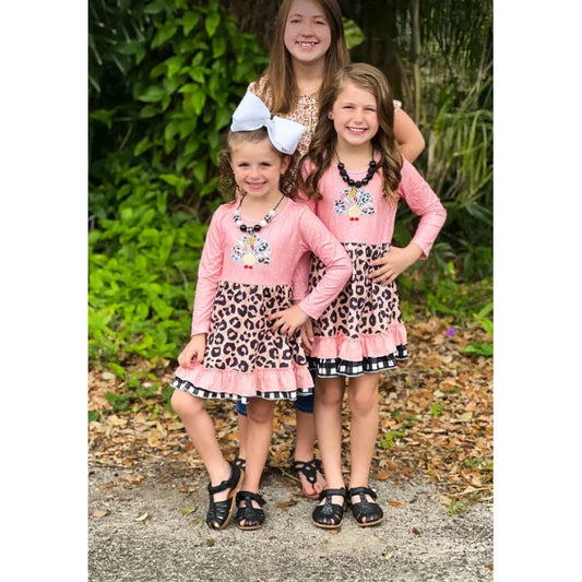 Turkey, buffaloe plaid & leopard dress