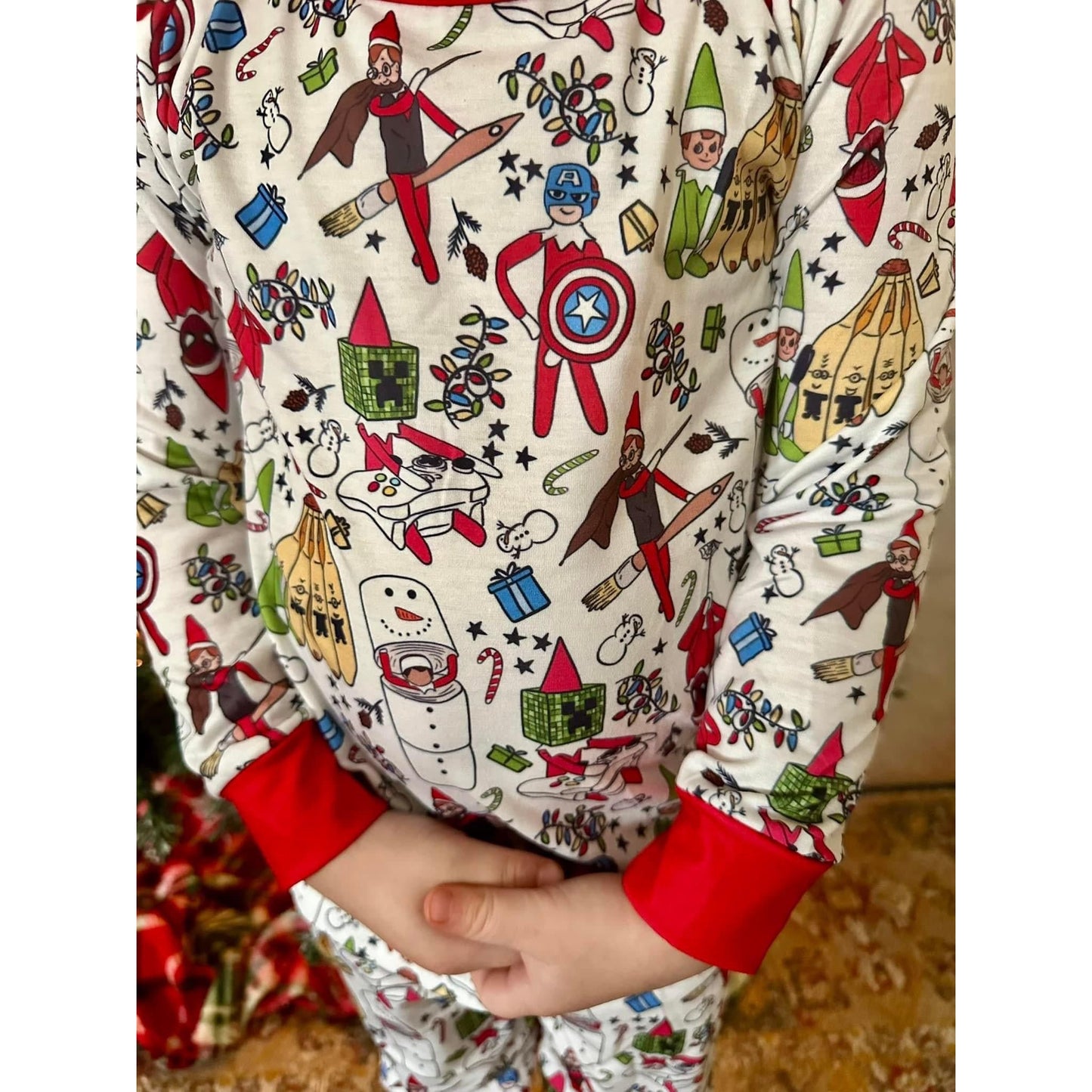 Elf superhero pjs