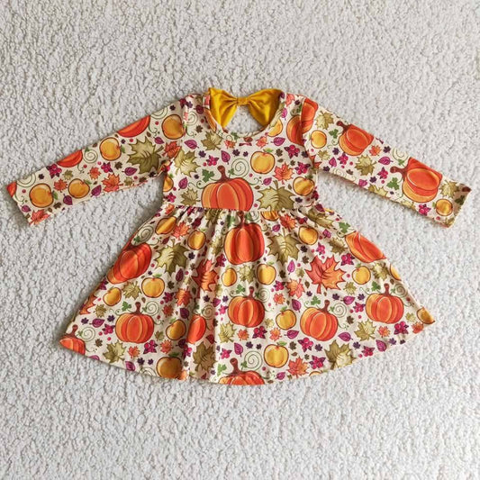 Fall pumpkin dress