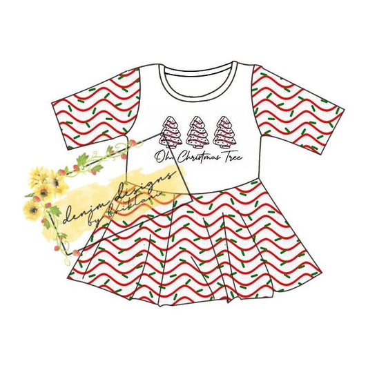 Oh Christmas Tree Peplum