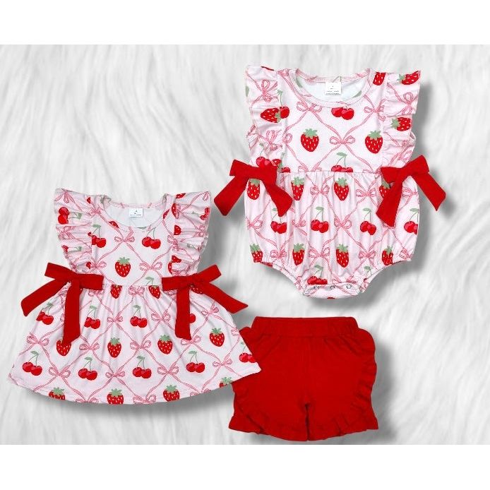 Berry bows Sibling set